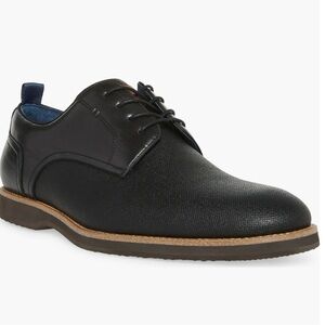 STEVE MADDEN SPEN DERBY DRESS SHOE BLACK SIZE 13 EXCELLENT CONDITION